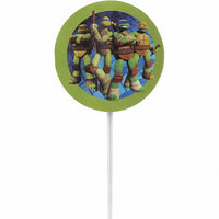 12 Teenage Mutant Ninja Turtles Icing Decorations 1.25&quot; - Nickelodeon