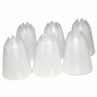 Decorating Tip #1M equivalent Open Star Tip 3/4"- PLASTIC - Specialty Cake Piping Royal Icing Tube Nozzle
