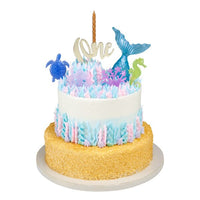 Mystical Mermaid Cake Decorating Set - 5 pc set - Cake Topper - Decoset
