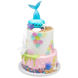 Mystical Mermaid Cake Decorating Set - 5 pc set - Cake Topper - Decoset