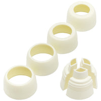 NEW!! Universal TRIPLE BAG Coupler - 7 Piece Set - Cake Decorating Icing Piping Bag Nozzle Tips