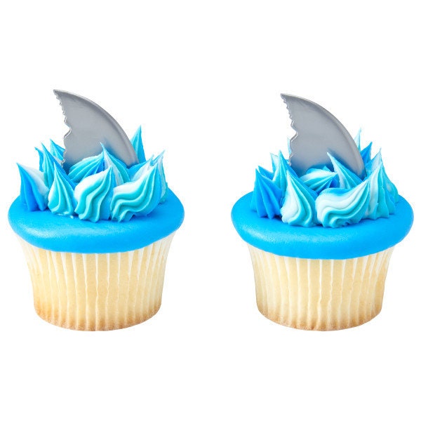 SHARK!!!! cupcake picks