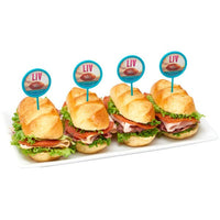 Superbowl LIV Sandwich Skewers