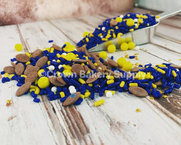 LA Rams Super Bowl LIII Custom Mix Sprinkles 2 oz 4 oz 6 oz - Cake Decorating Cookies Cupcakes Super Bowl 53rd Game