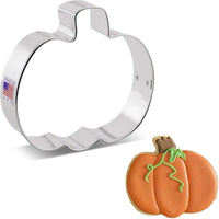 Pumpkin 3" Cookie Cutter - Fall Autumn Halloween Jack O' Lantern