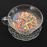 Mini Pastel Confetti Sprinkles 2 oz 4 oz 6 oz Rainbow Sequin 1/8" , Gluten Free Cupcake Ice Cream Sprinkles