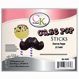 Cake Pop Sticks 6 in Purple Chevron or Straws