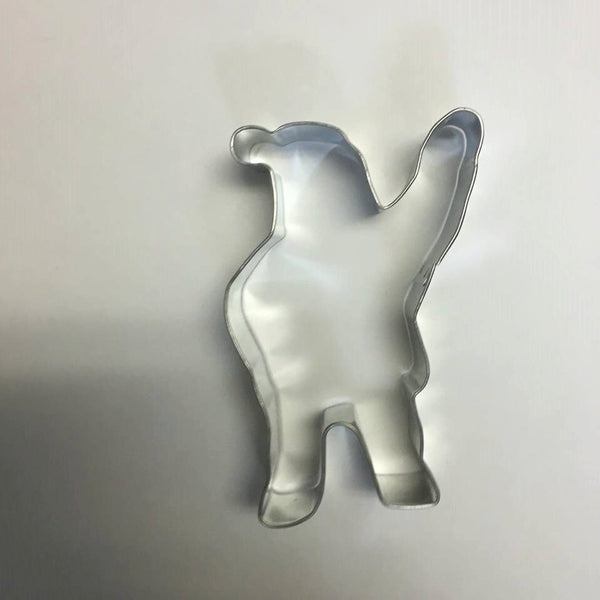 Santa Claus Waving 4.5" Cookie Cutter -  Xmas Christmas Winter Holidays Tree Cake Decorating Season Santa Clause