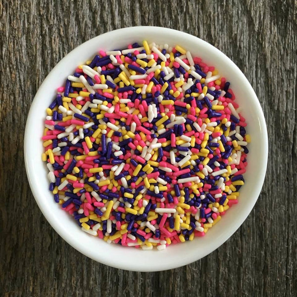 Spring Mix Jimmies Sprinkles Sold by the OZ
