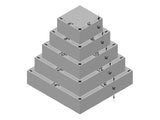 Square Foam Cake Dummy 4" THICK x 4" -  12"