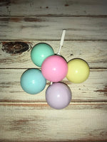 Pastel Plastic Balloon Topper .75" Round